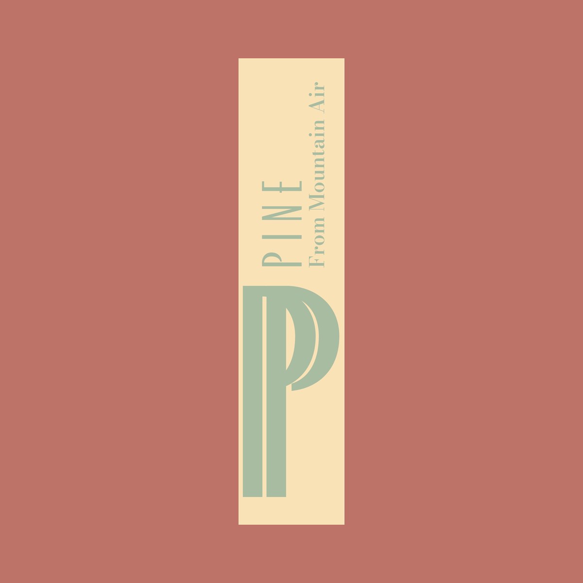 Cap seal label reading Pine, From Mountain Air